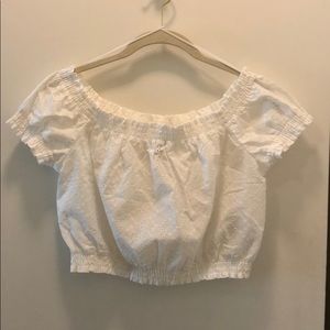 H&M Divided White Crop Top (New)
